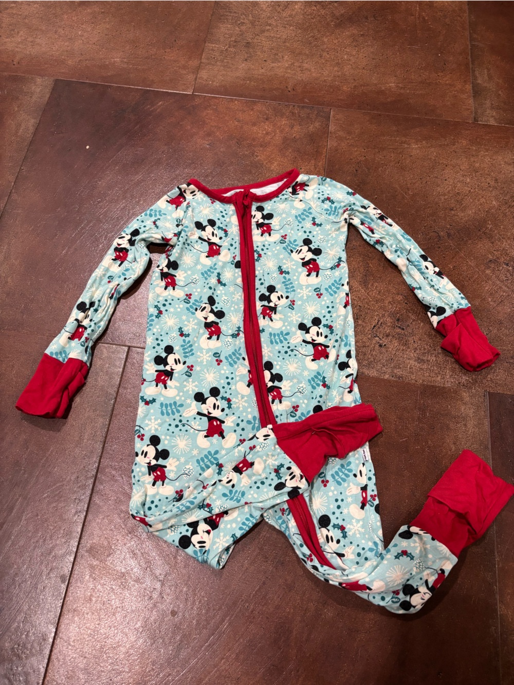 Little Sleepies Mickey winter wonderland